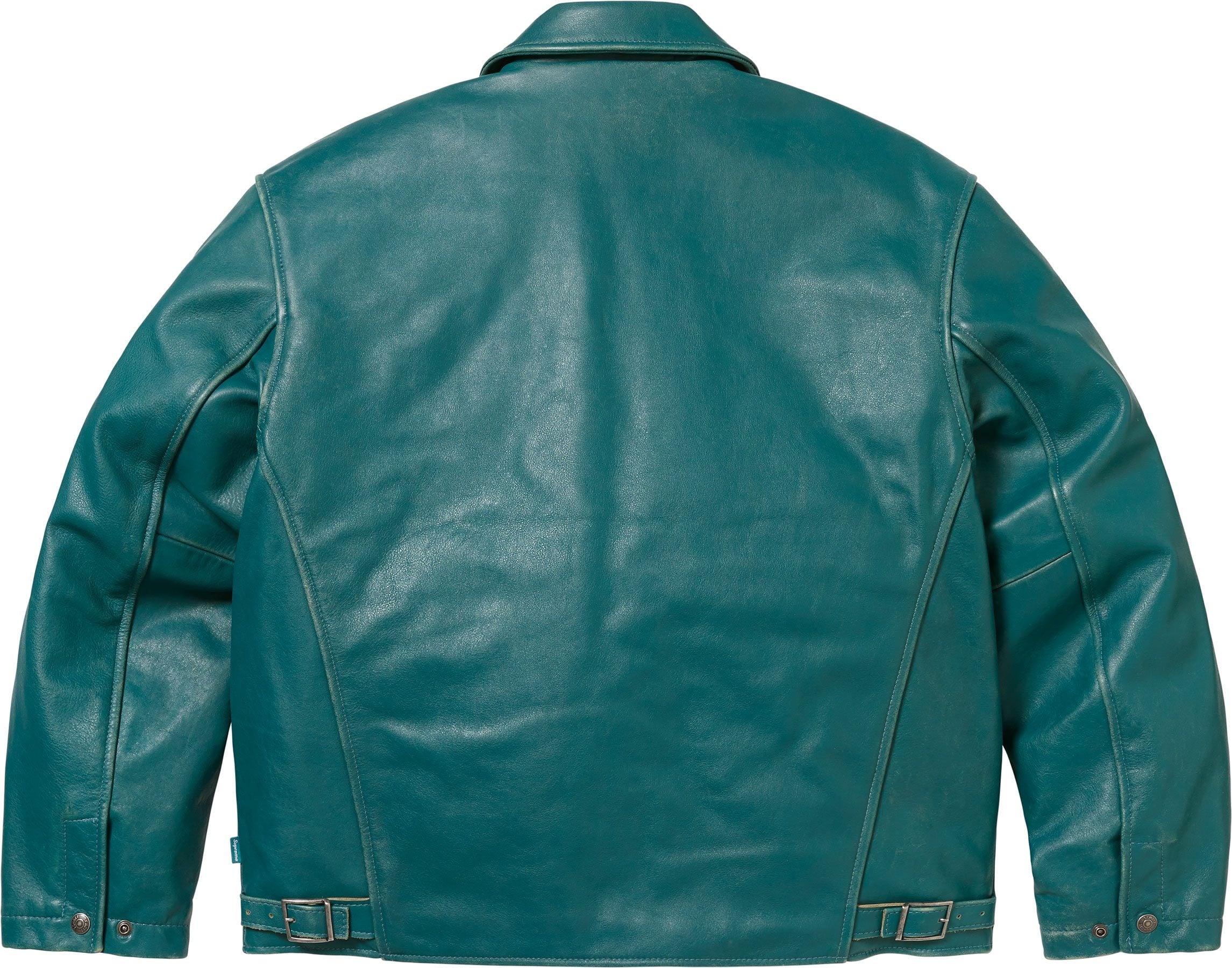 Supreme®/Schott® Leather Racer Jacket view 11